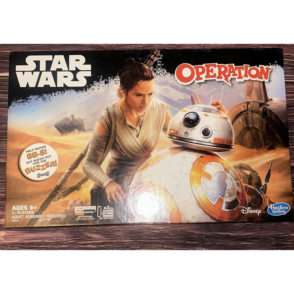 Star Wars Disney BB-8 Edition Operation Game (2016) by Hasbro  (missing 2 Items)